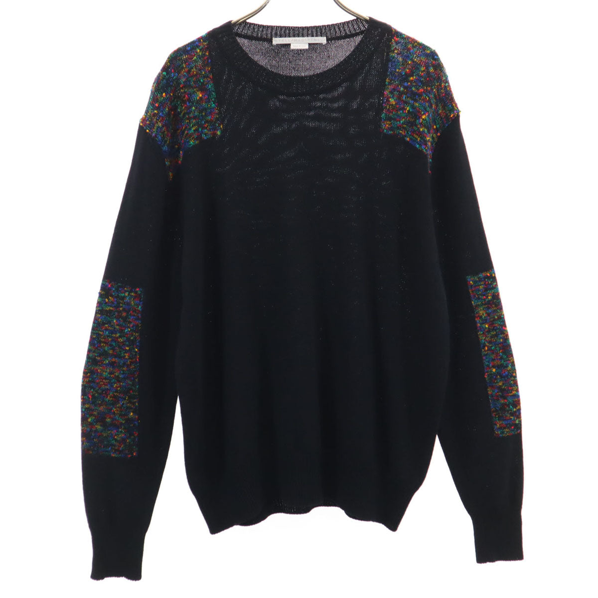 Stella McCartney ステラマッカートニー イタリア製 長袖 ニット S ブラック セーター レディース