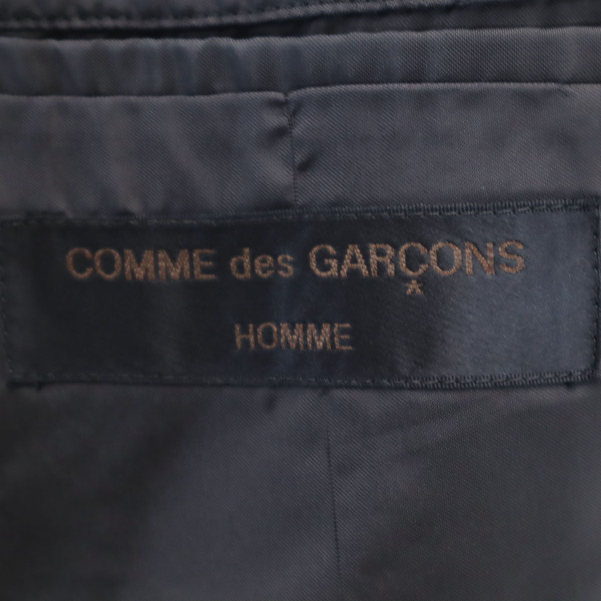 COMME des GARCONS HOMME コムデギャルソンオム 1998年 90s 日本製 オールド チェック柄 テーラードジャケット S チャコールグレー メンズ