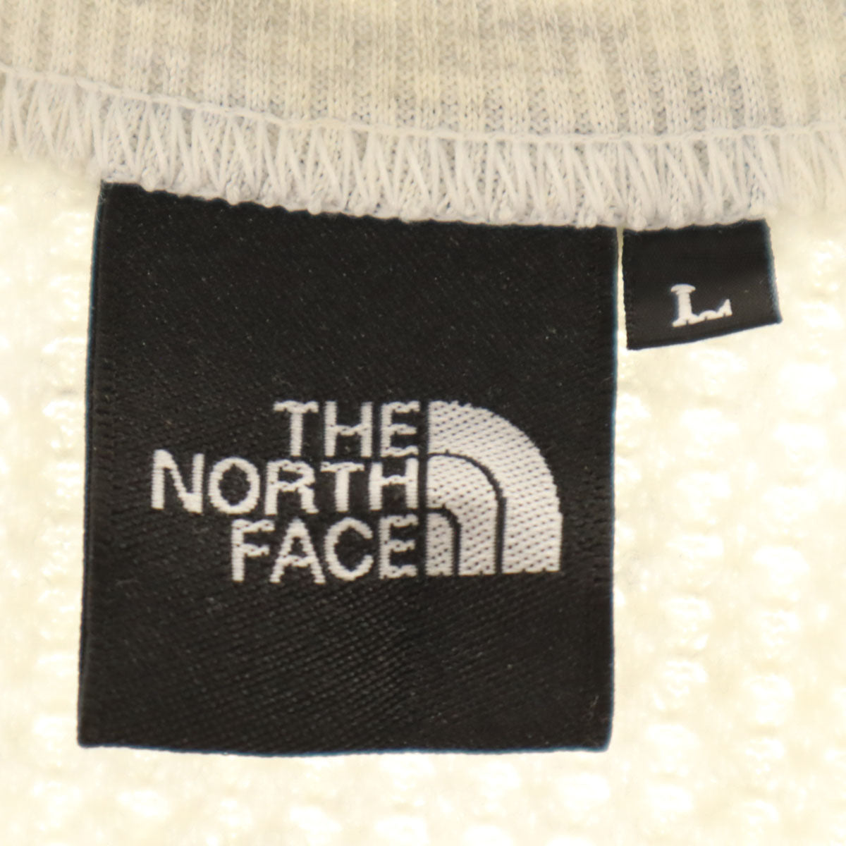 THE NORTH FACE ノースフェイス 長袖 ウォームワッフルクルー カットソー L オフホワイト NT62436 アウトドア メンズ