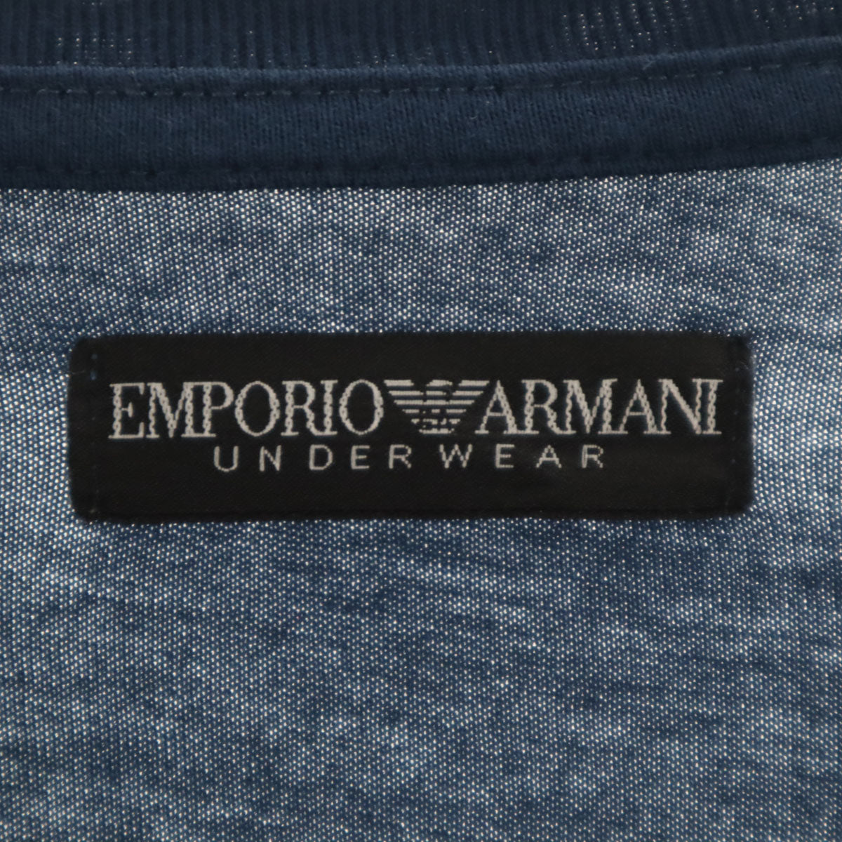 Emporio Armani エンポリオアルマーニ 長袖 Tシャツ M ネイビー UNDERWEAR ロンT メンズ