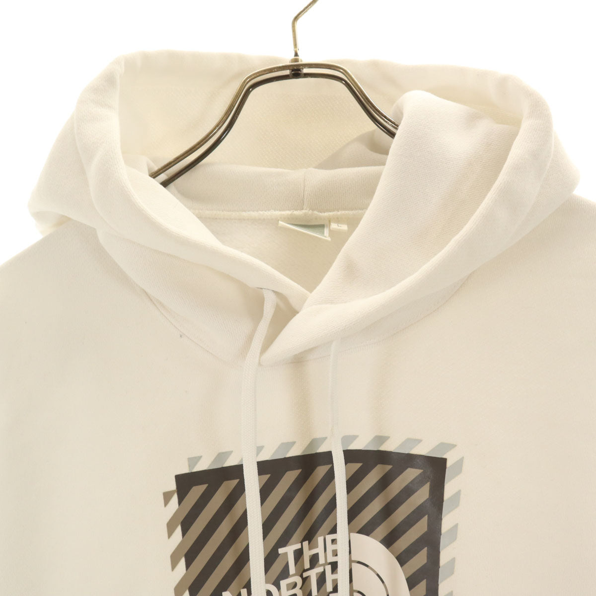THE NORTH FACE ノースフェイス 長袖 ブレイブ スウェットパーカー L ホワイト NTW62161 アウトドア 裏起毛 レディース
