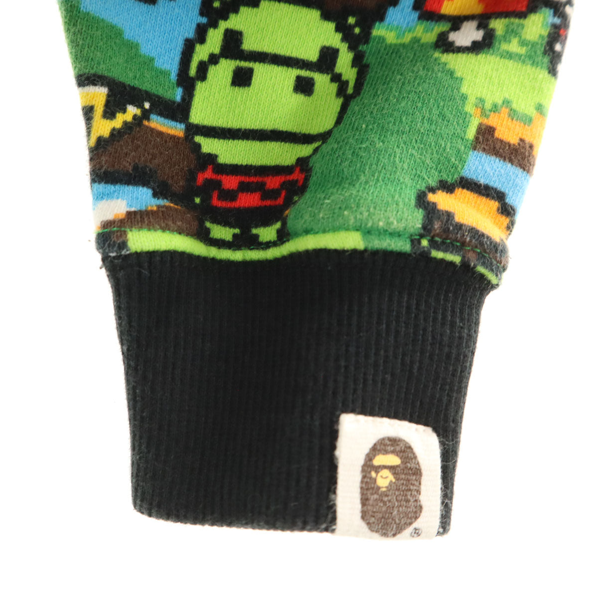 BAPE KIDS ベイプキッズ 長袖 スウェット ジップパーカー 100 水色 アベイシングエイプ キッズ