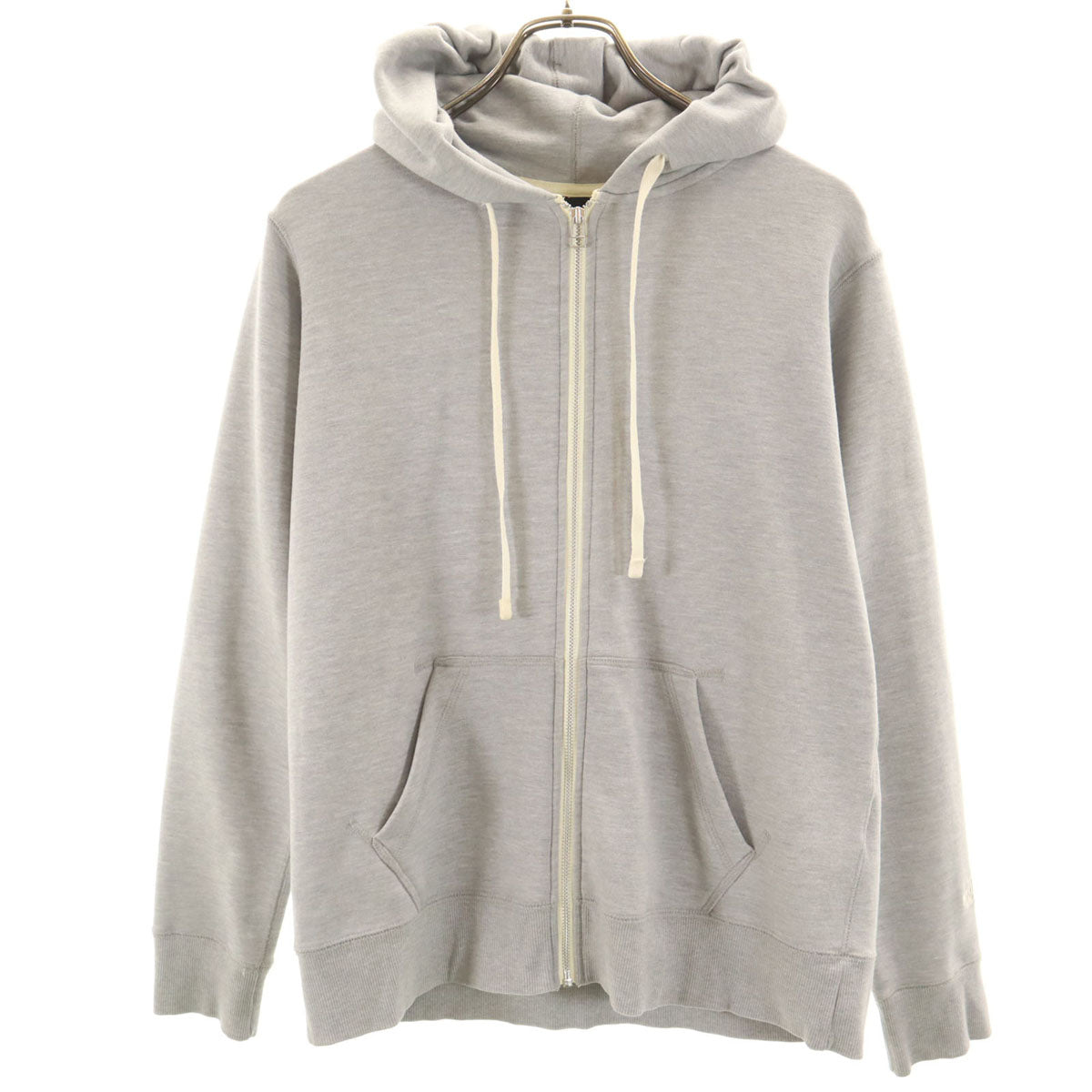 THE NORTH FACE ノースフェイス 長袖 コーデュラ スウェット ジップパーカー M グレー NT11753 アウトドア メンズ