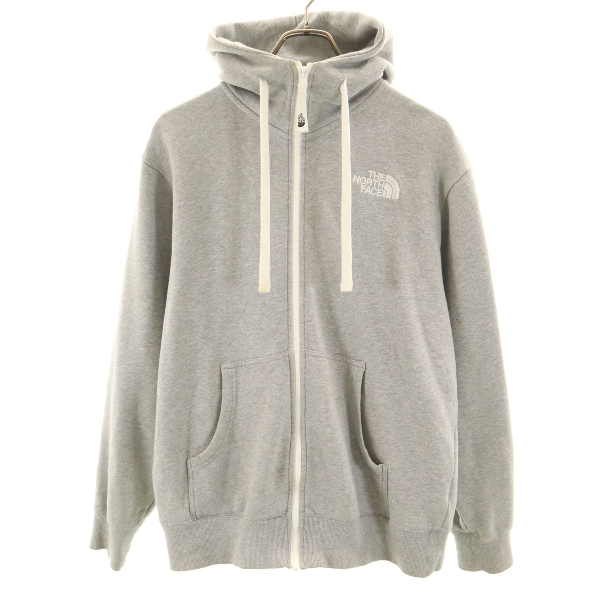 THE NORTH FACE ノースフェイス 長袖 リアビュー スウェット ジップパーカー M グレー NT11930 アウトドア メンズ