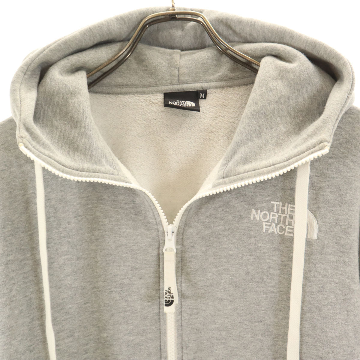 THE NORTH FACE ノースフェイス 長袖 リアビュー スウェット ジップパーカー M グレー NT11930 アウトドア メンズ
