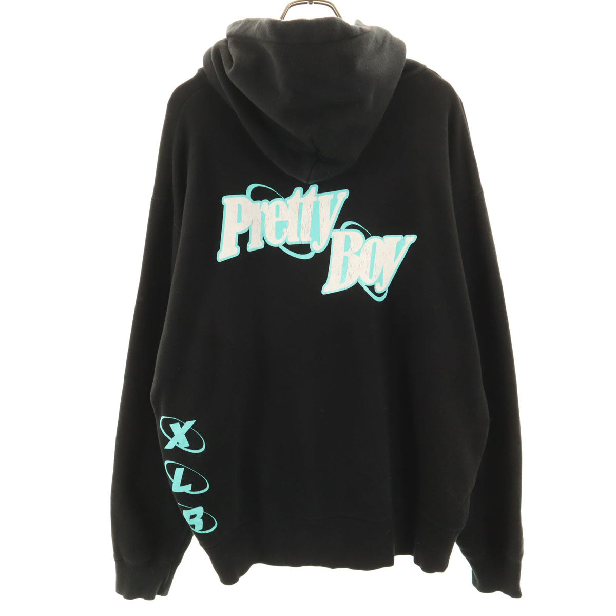 XLARGE エクストララージ Pretty Boy Gear プリティーボーイギア コラボ 長袖 スウェットパーカー L ブラック メンズ