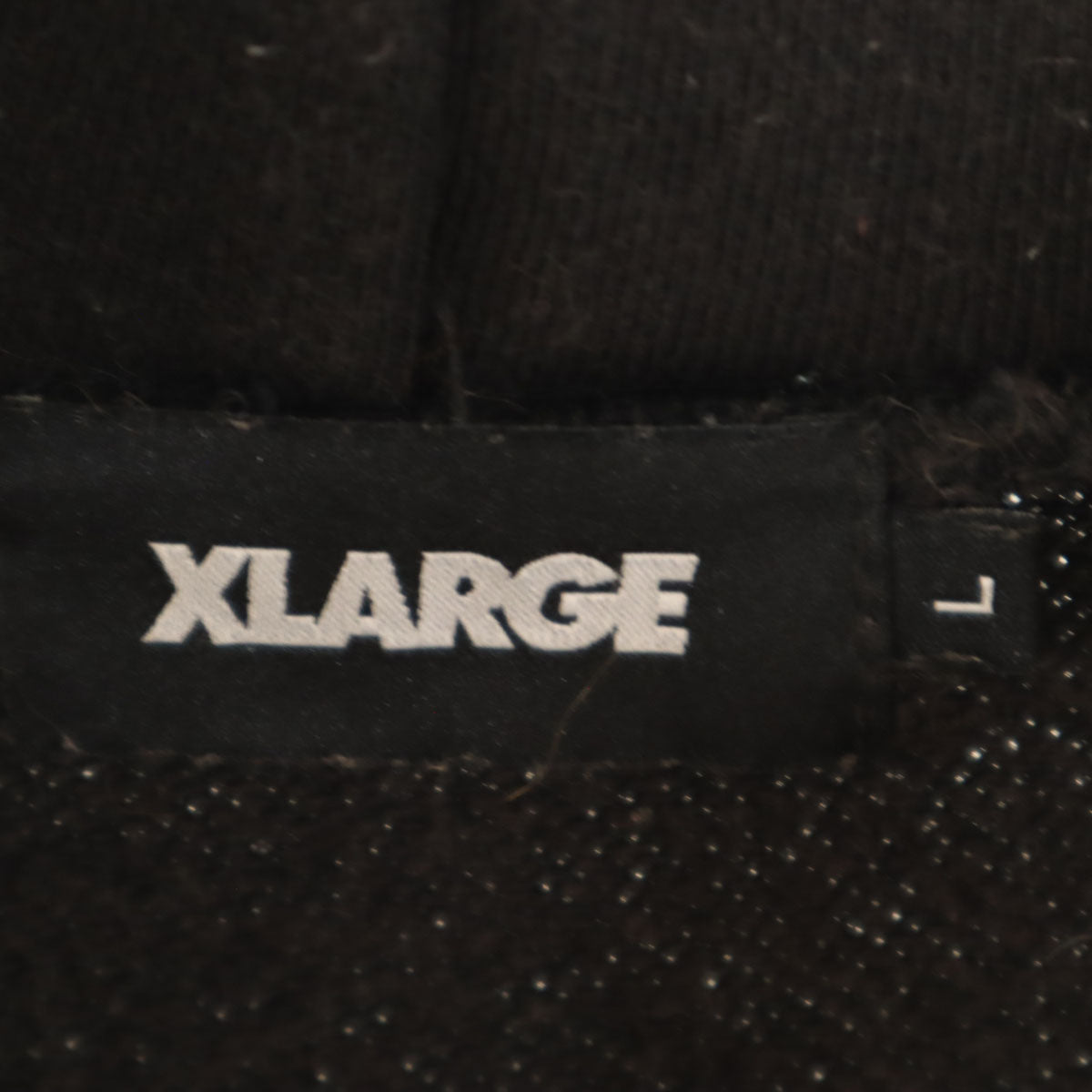 XLARGE エクストララージ Pretty Boy Gear プリティーボーイギア コラボ 長袖 スウェットパーカー L ブラック メンズ