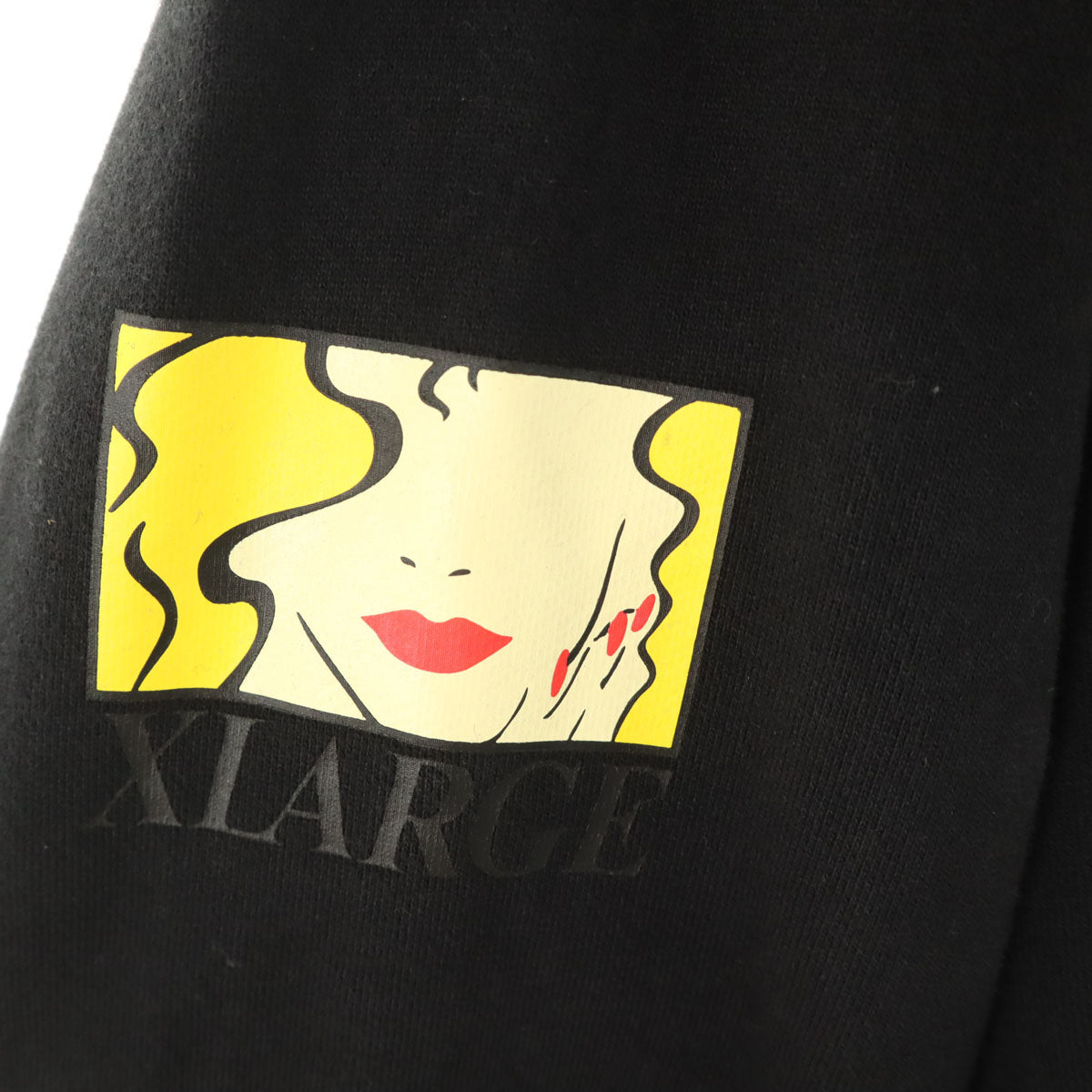 XLARGE エクストララージ バックロゴ XL-ARMY 長袖 スウェットパーカー L ブラック メンズ
