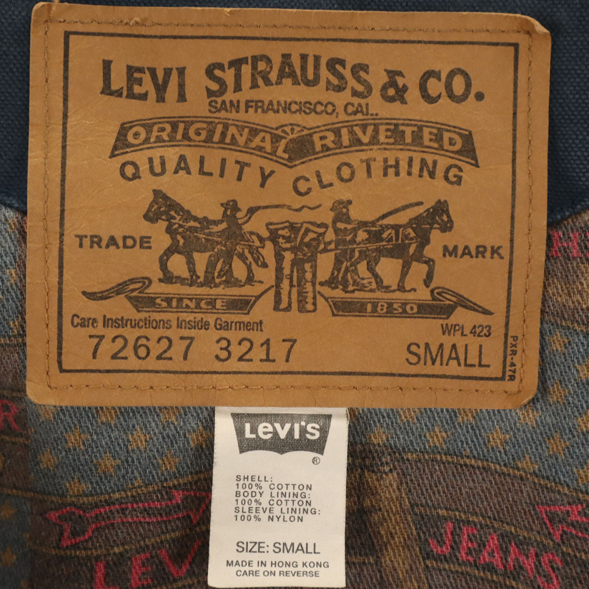 Levi's リーバイス 72627 3217 カバーオール S ネイビー メンズ
