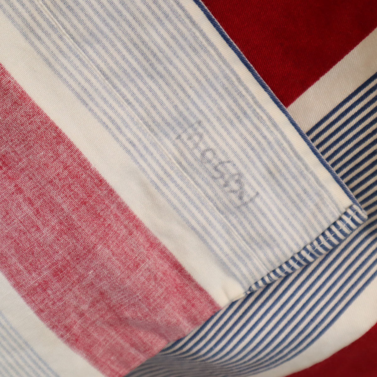 TOMMY HILFIGER トミーヒルフィガー 90s オールド ストライプ柄 長袖 ボタンダウンシャツ L レッド メンズ