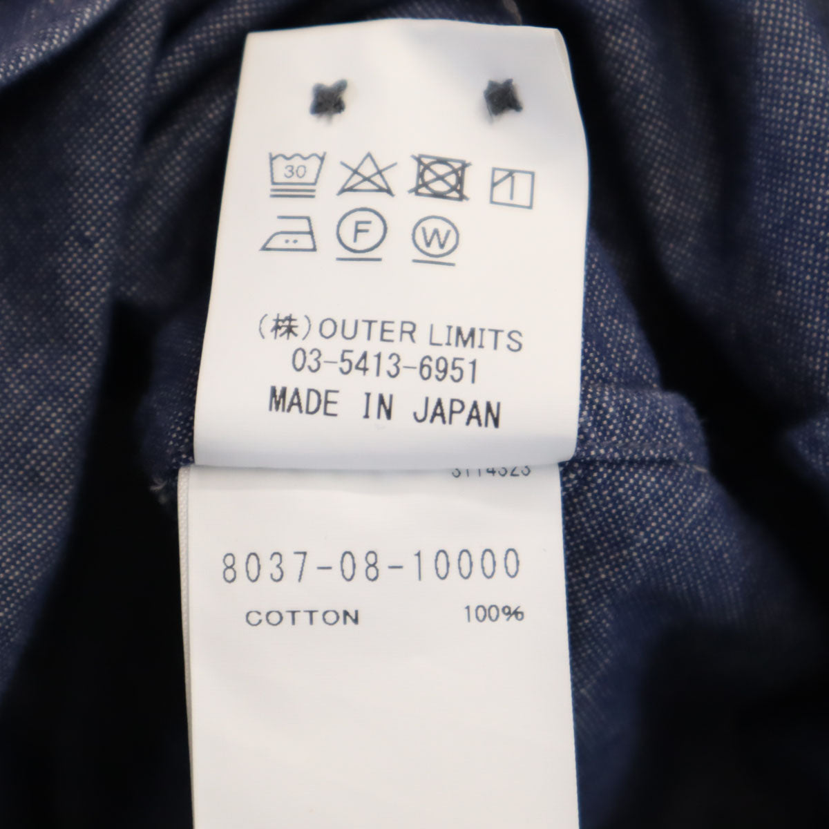 Nigel Cabourn ナイジェルケーボン 日本製 長袖 シャツ 10 ネイビー レディース