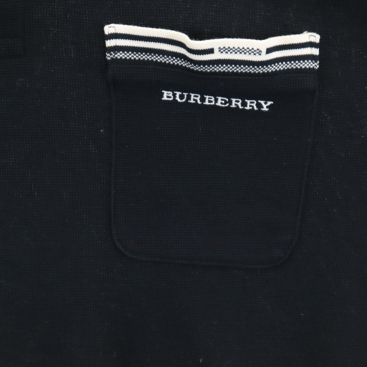 BURBERRY GOLF バーバリーゴルフ 長袖 ポロシャツ L ブラック メンズ