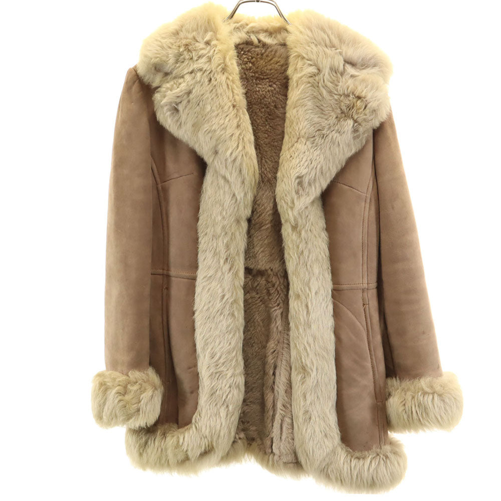 ANNIMPEX PANNONIA 90s オールド ハンガリー製 ジャケット 9 ブラウン系 裏ファー レディース