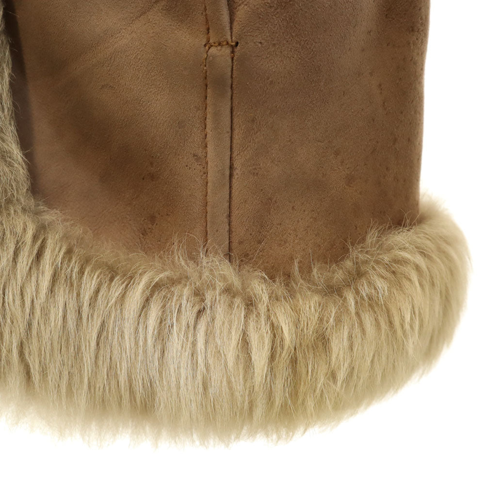 ANNIMPEX PANNONIA 90s オールド ハンガリー製 ジャケット 9 ブラウン系 裏ファー レディース