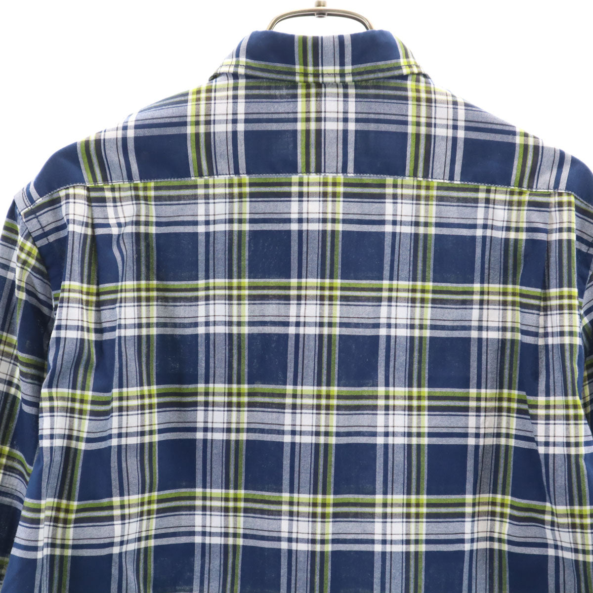 THE NORTH FACE ノースフェイス チェック柄 長袖 シャツ S ネイビー NR11606 アウトドア メンズ