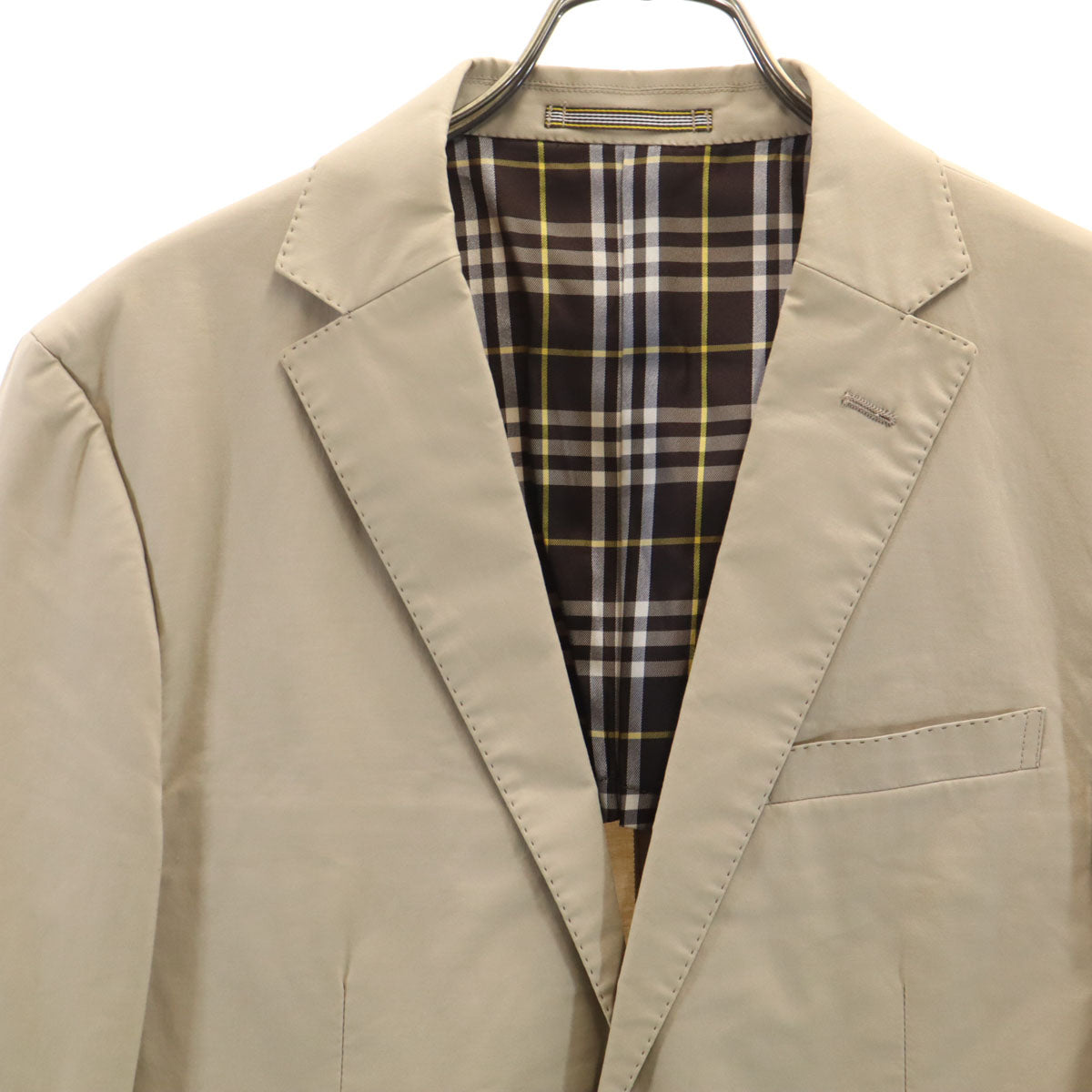 BURBERRY BLACK LABEL バーバリーブラックレーベル テーラードジャケット S ベージュ 三陽商会 メンズ