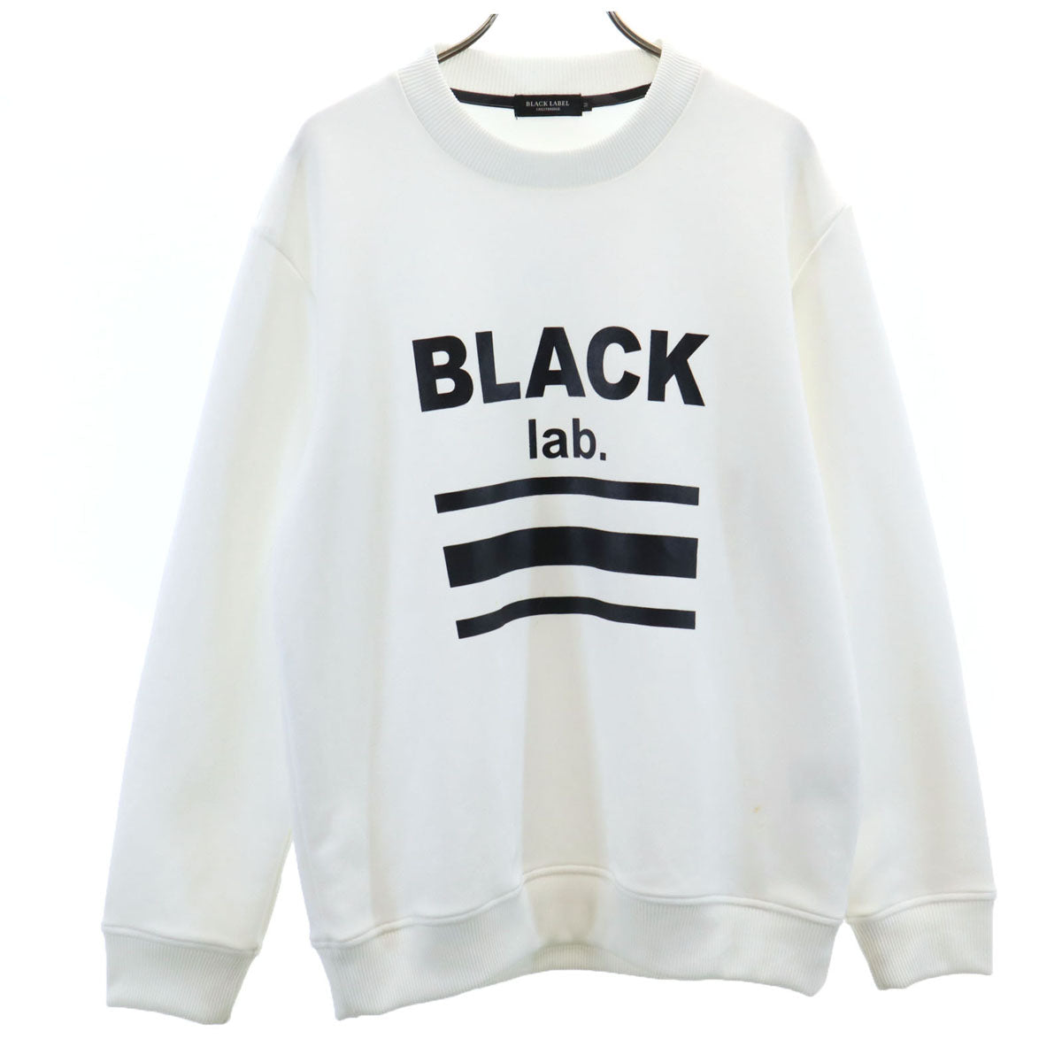 BLACK LABEL CRESTBRIDGE ブラックレーベルクレストブリッジ 長袖 トレーナー M ホワイト メンズ