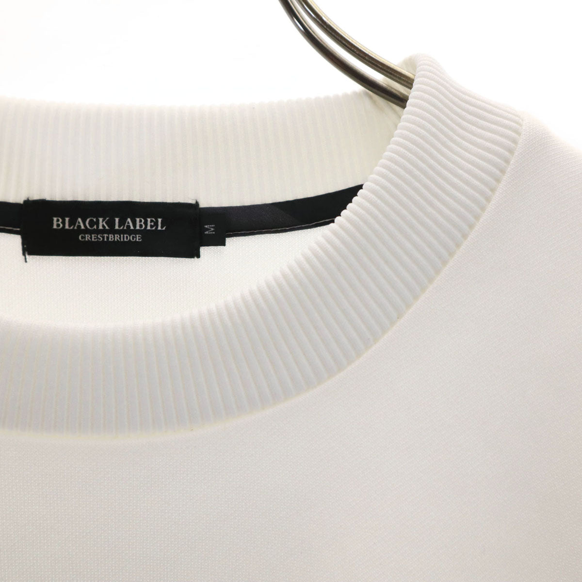 BLACK LABEL CRESTBRIDGE ブラックレーベルクレストブリッジ 長袖 トレーナー M ホワイト メンズ