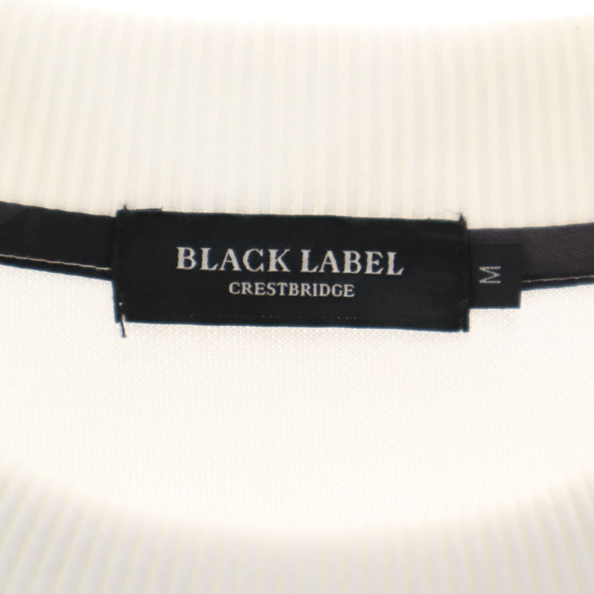 BLACK LABEL CRESTBRIDGE ブラックレーベルクレストブリッジ 長袖 トレーナー M ホワイト メンズ