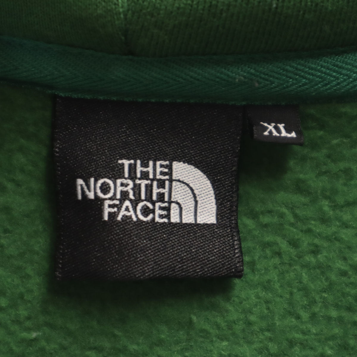 THE NORTH FACE ノースフェイス 長袖 リアビュー スウェット ジップパーカー XL グリーン系 NT11530 アウトドア 裏起毛 メンズ