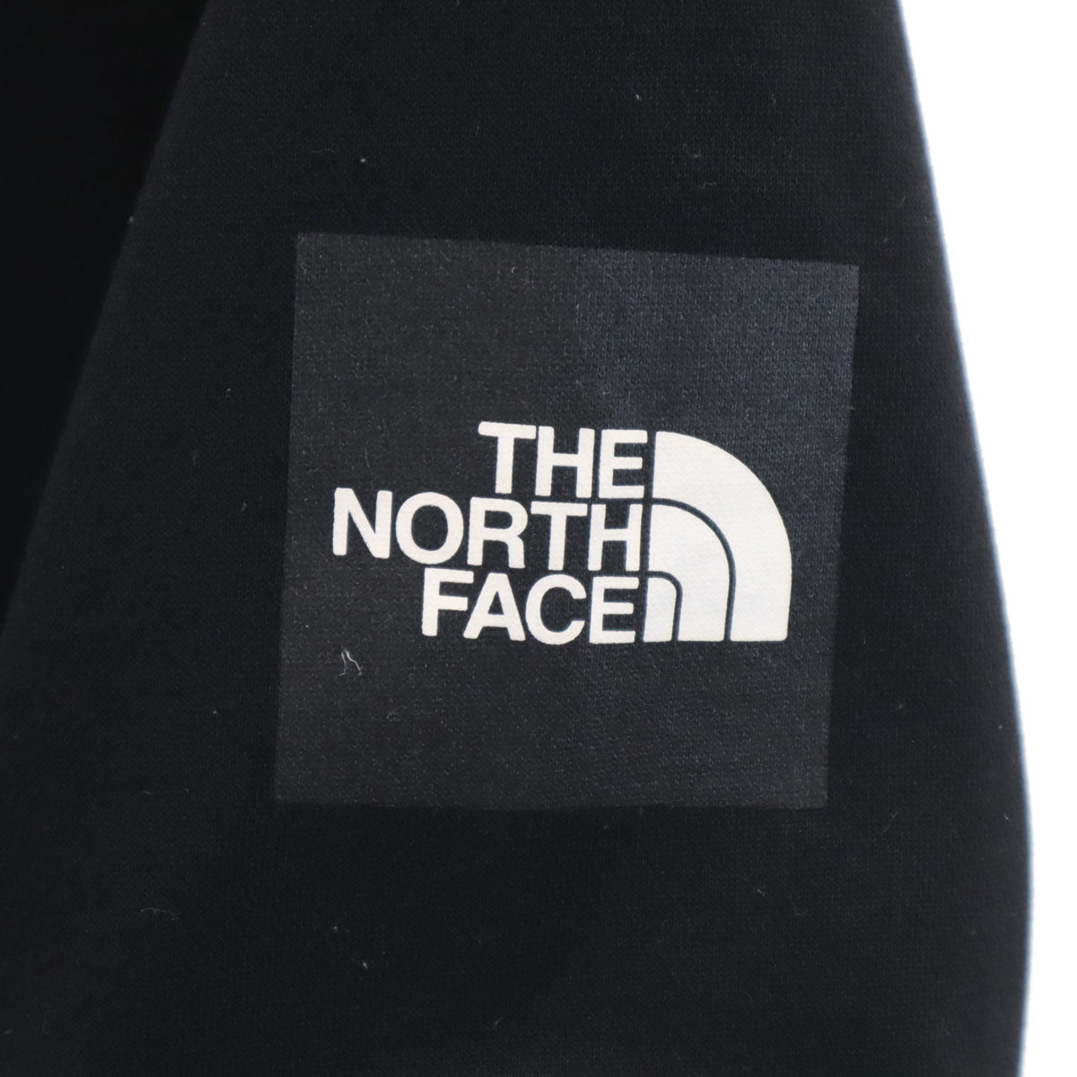 THE NORTH FACE ノースフェイス スクエアロゴ 長袖 スウェット ジップパーカー XL ブラック NT61836 アウトドア 裏起毛 メンズ