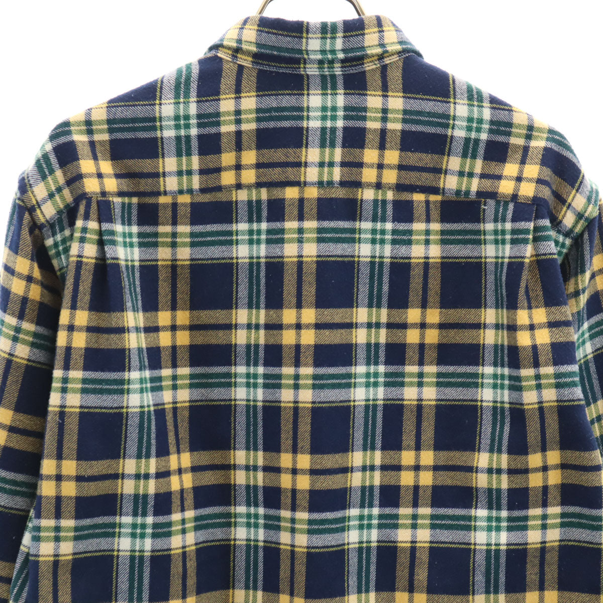 THE NORTH FACE ノースフェイス チェック柄 長袖 ネルシャツ M ネイビー NR61508 アウトドア メンズ