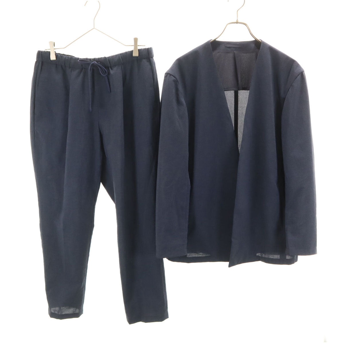 Adam et Rope' アダムエロペ スーツ 上下 セットアップ L ネイビー メンズ