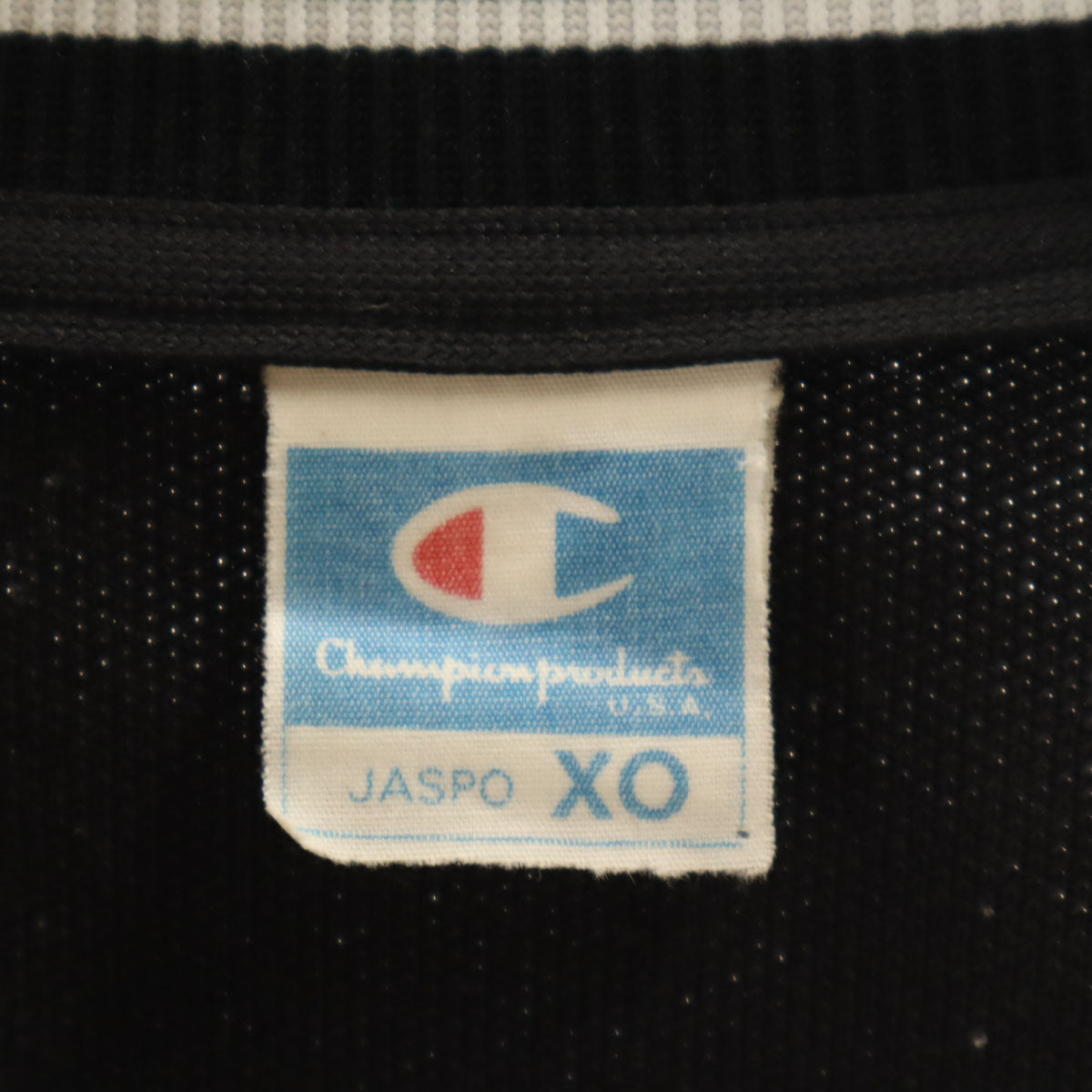 Champion チャンピオン 80s 90s オールド トラックジャケット 上下 セットアップ XO ブラック ジャージ ビックサイズ メンズ