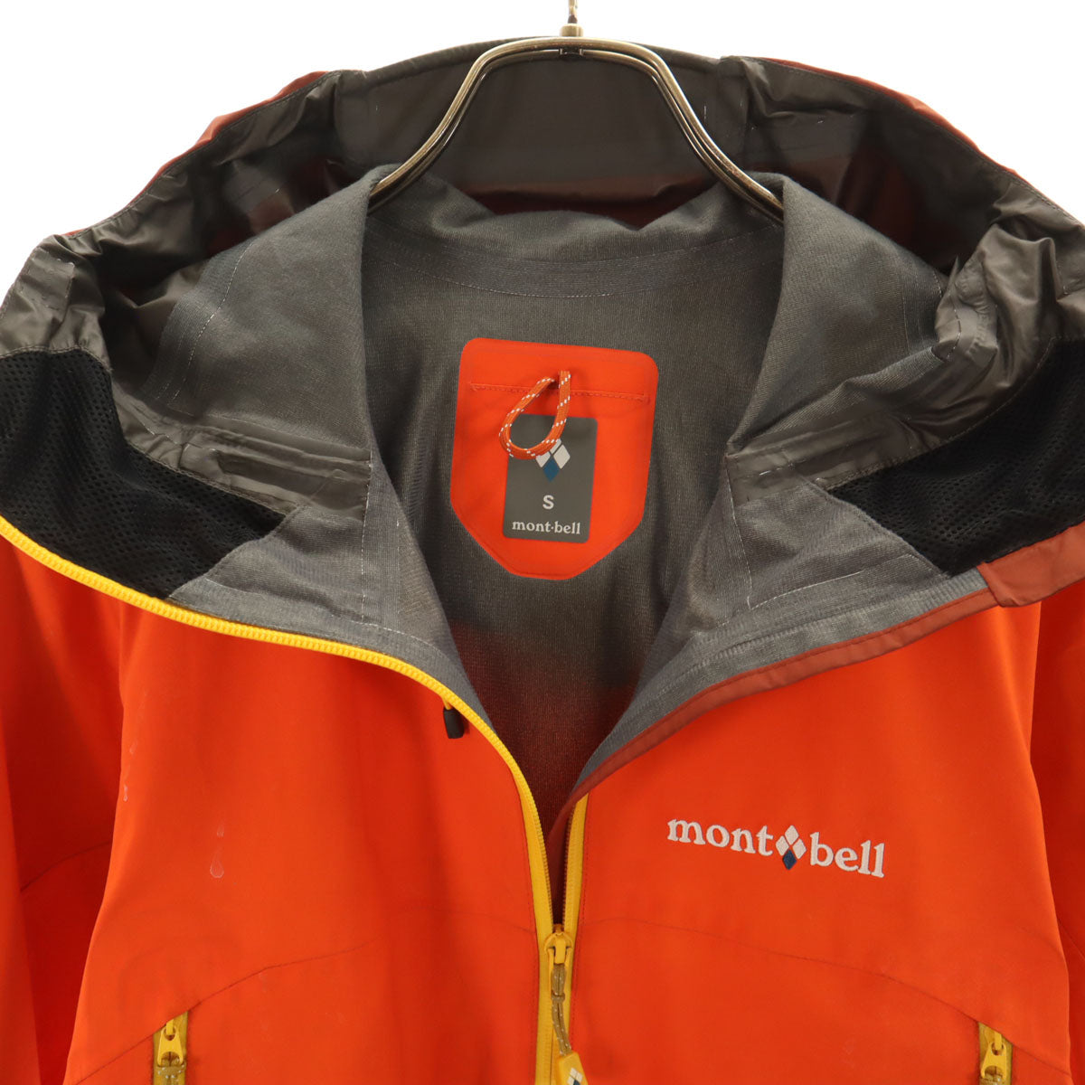 mont-bell モンベル アルパインサーマシェル ジャケット S オレンジ アウトドア メンズ