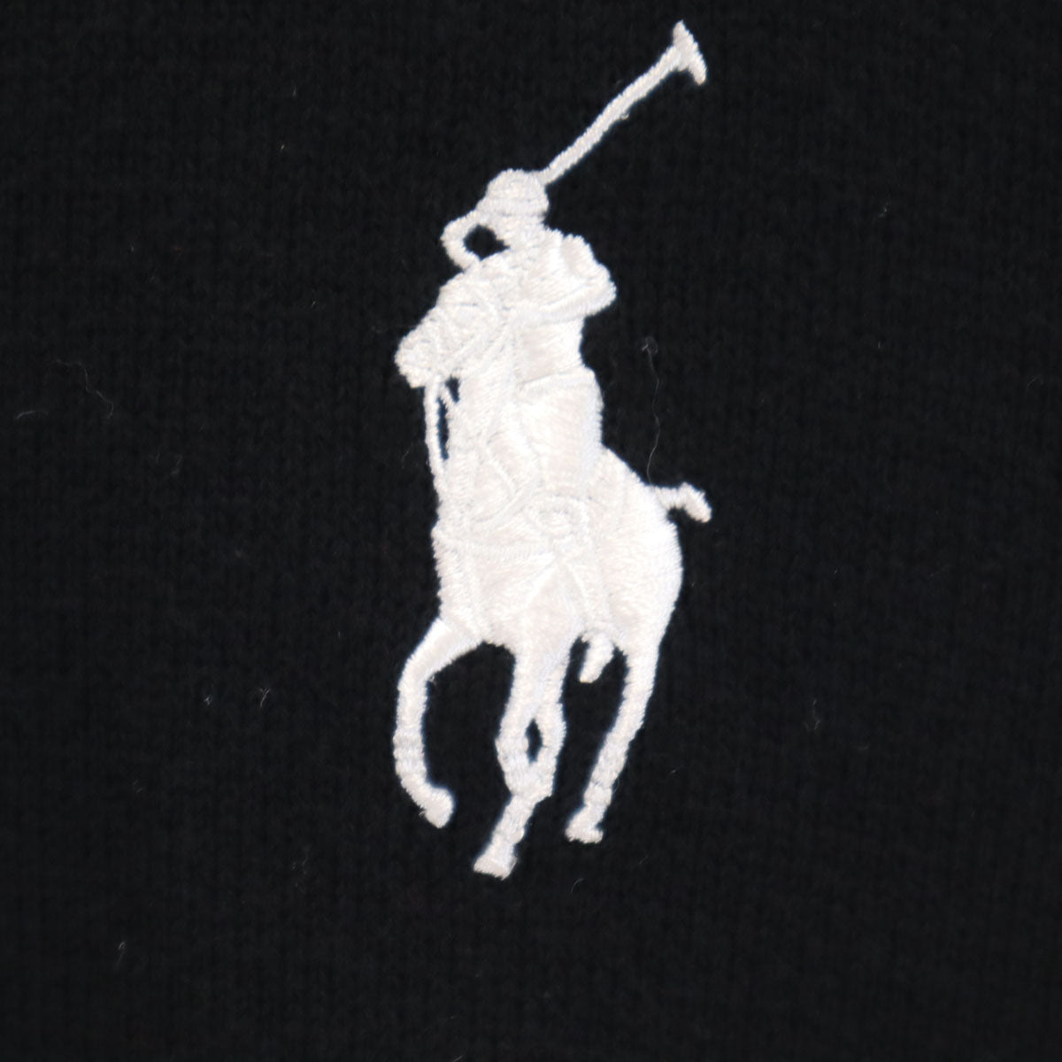未使用 POLO GOLF RALPH LAUREN ポロゴルフラルフローレン 長袖 ニット ジップジャケット M ブラック メンズ