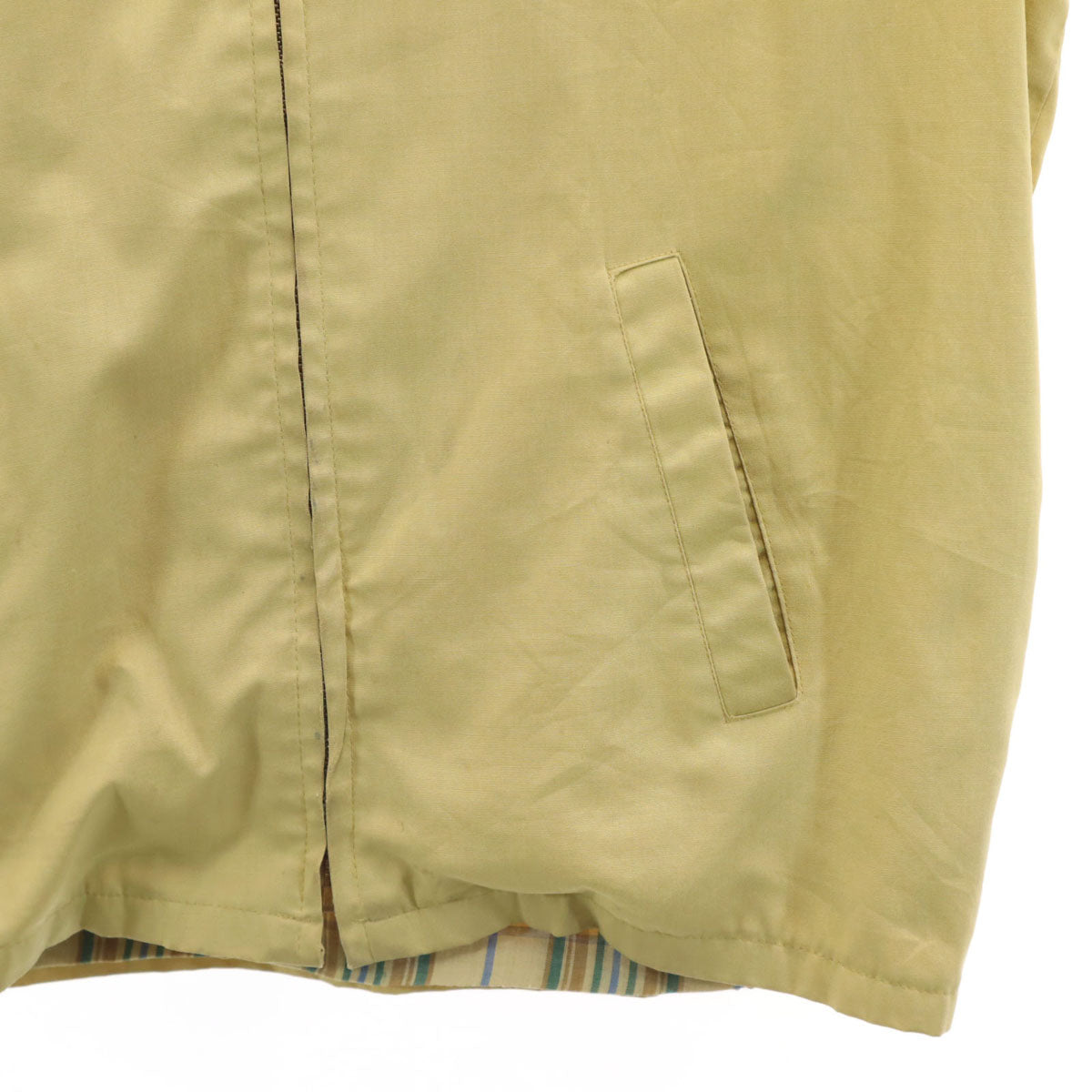 Sears シアーズ 70s ヴィンテージ タロンジップ スイングトップ イエロー PERMA PREST メンズ