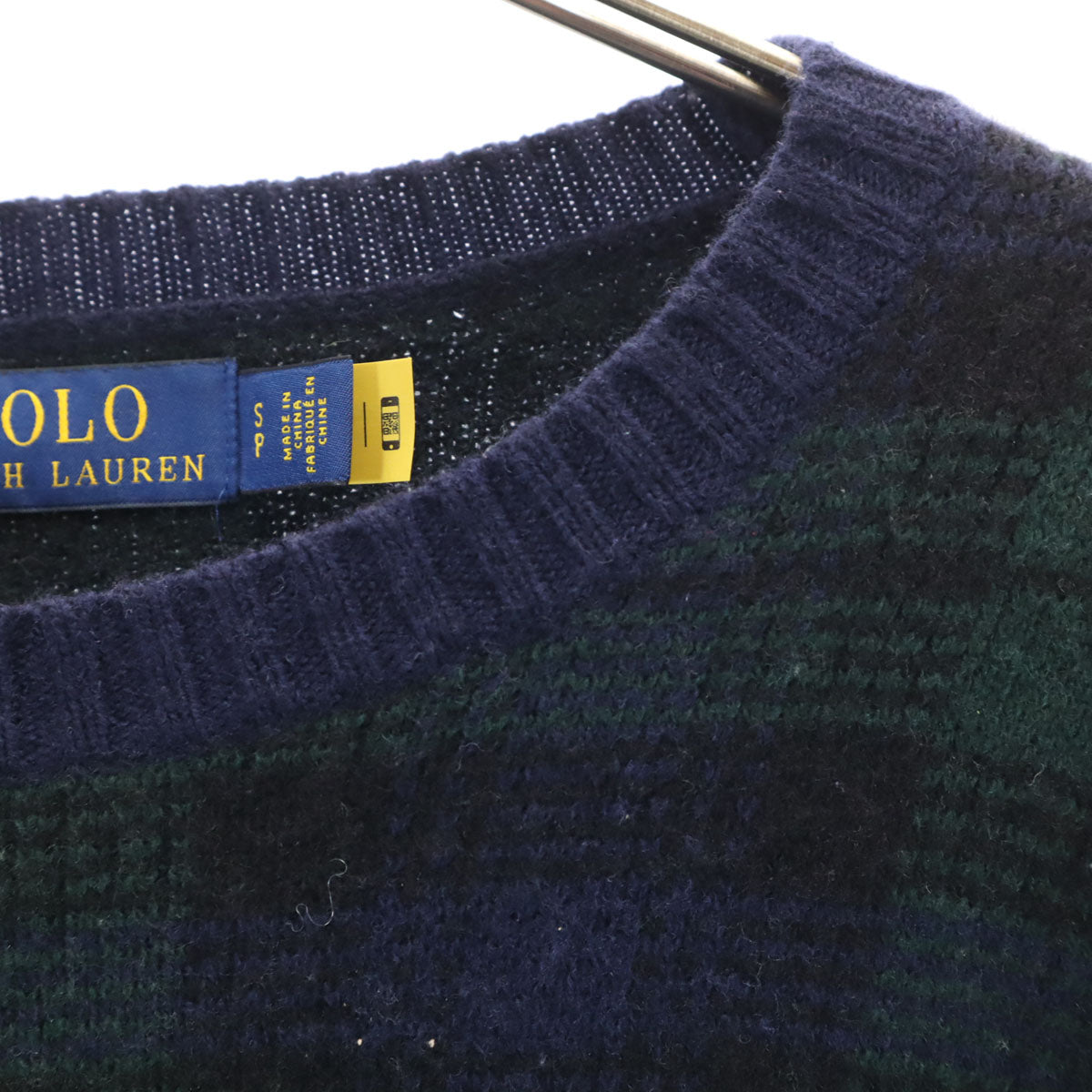 POLO RALPH LAUREN ポロラルフローレン 長袖 ニット S グリーン セーター メンズ