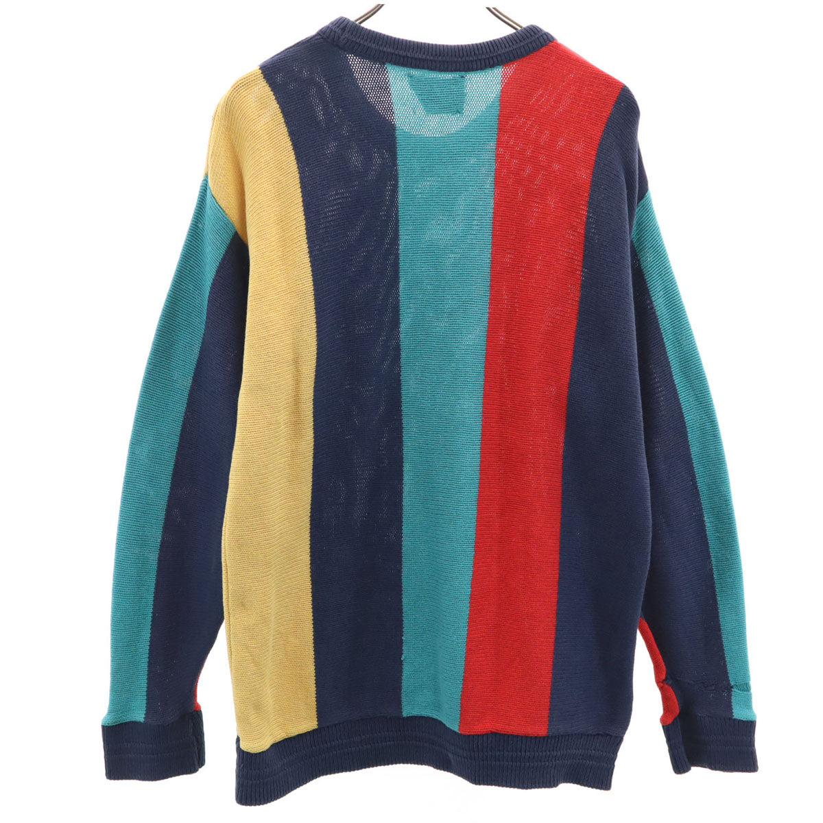 Jantzen ジャンセン 90s オールド ストライプ柄 長袖 ニット L メンズ