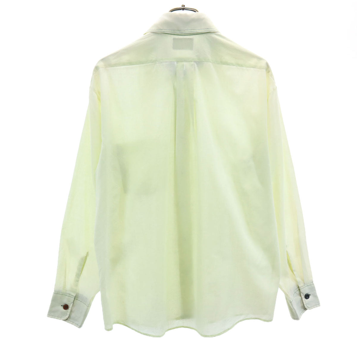 TOWNCRAFT タウンクラフト 70s ヴィンテージ 衿芯 長袖 シャツ L ライトグリーン JCpenney メンズ