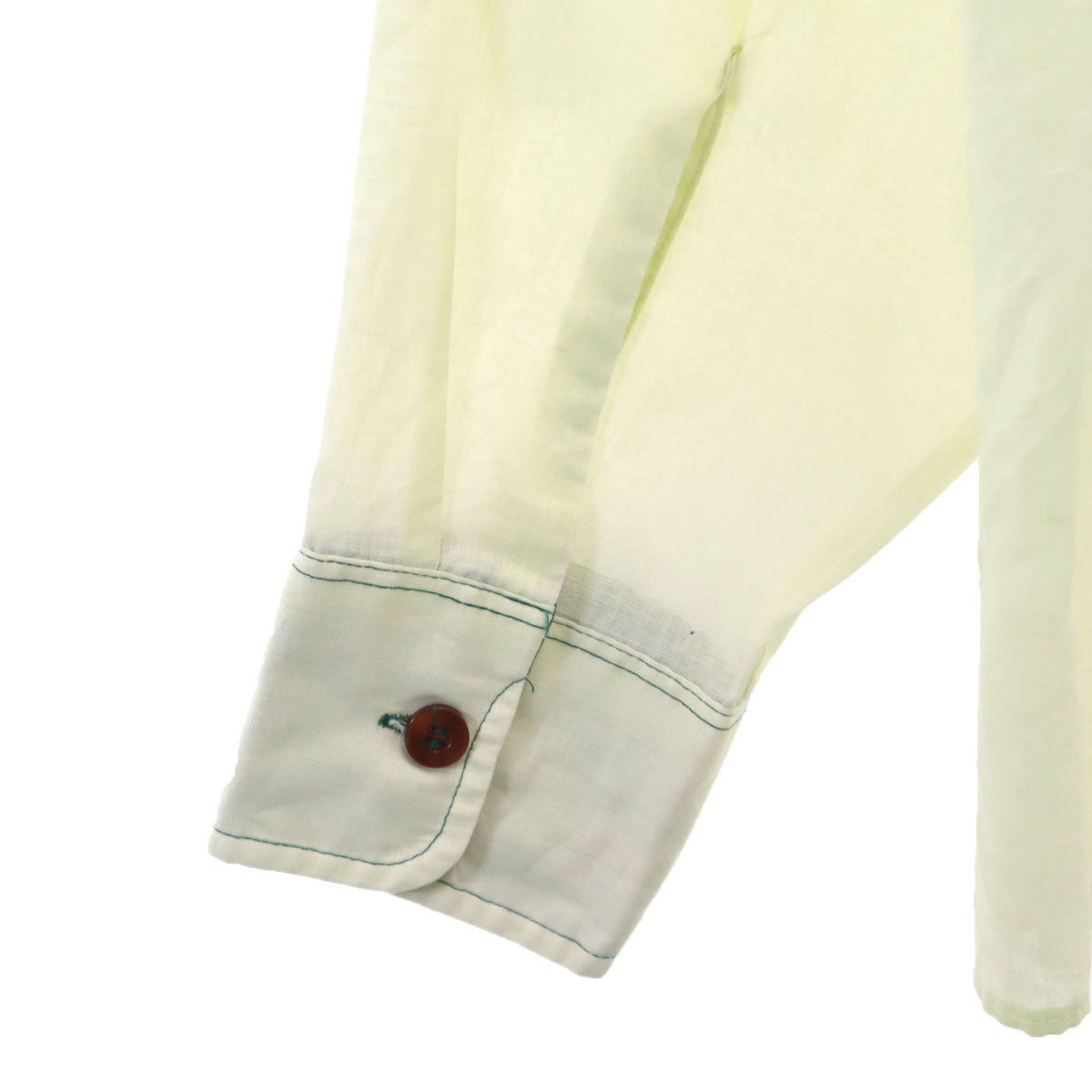 TOWNCRAFT タウンクラフト 70s ヴィンテージ 衿芯 長袖 シャツ L ライトグリーン JCpenney メンズ