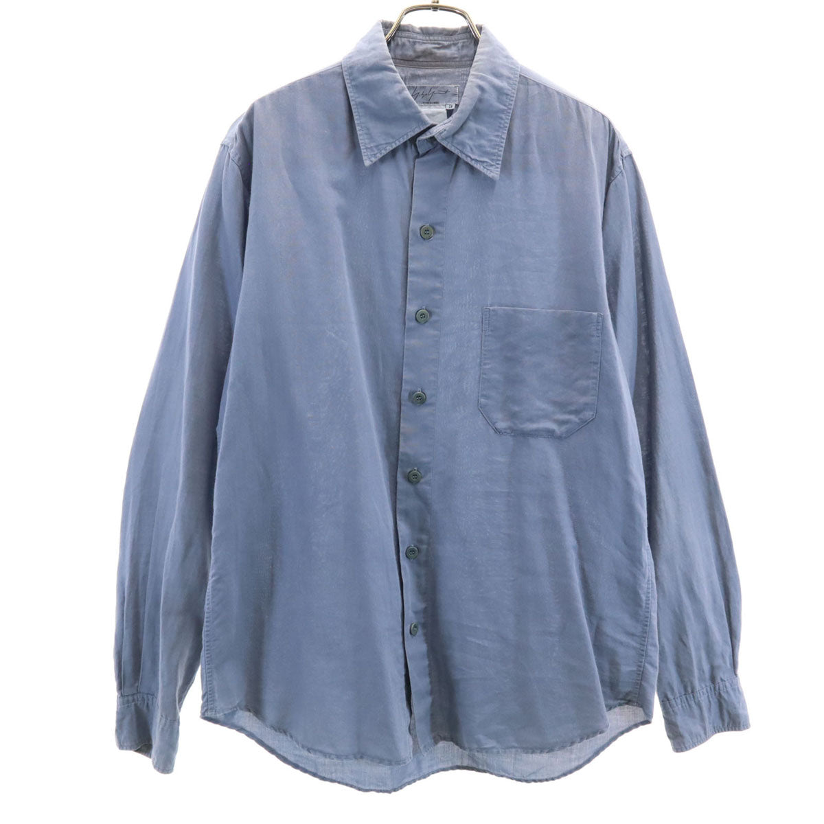 Yohji Yamamoto ヨウジヤマモト 長袖 シャツ 3 チャコール メンズ