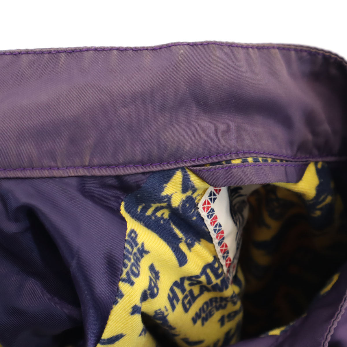 HYSTERIC GLAMOUR ヒステリックグラマー 日本製 シングルライダースジャケット M パープル メンズ