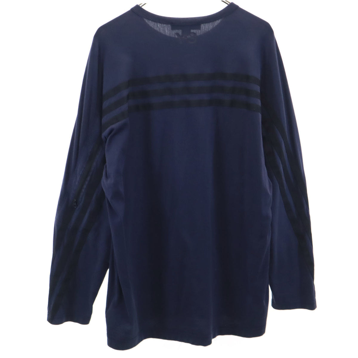 Y-3 ワイスリー 長袖 Tシャツ S ネイビー adidas×YOHJI YAMAMOTO メンズ