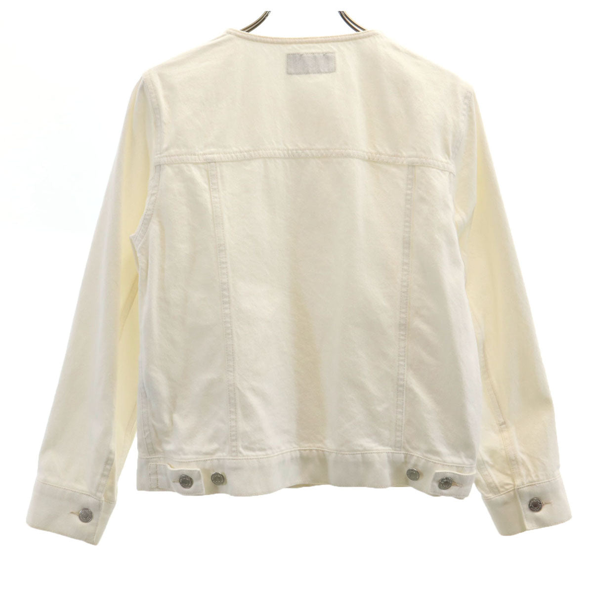MACKINTOSH PHILOSOPHY マッキントッシュフィロソフィー ノーカラージャケット 36 オフホワイト レディース