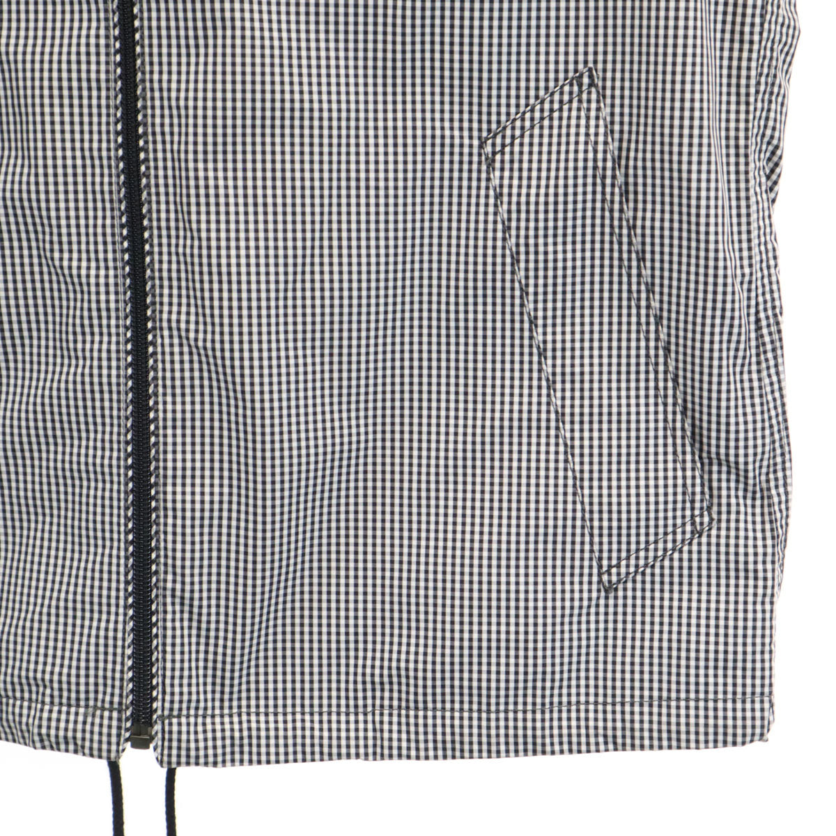 PS Paul Smith ピーエスポールスミス 日本製 ギンガムチェック ブルゾン M ブラック ジャケット メンズ