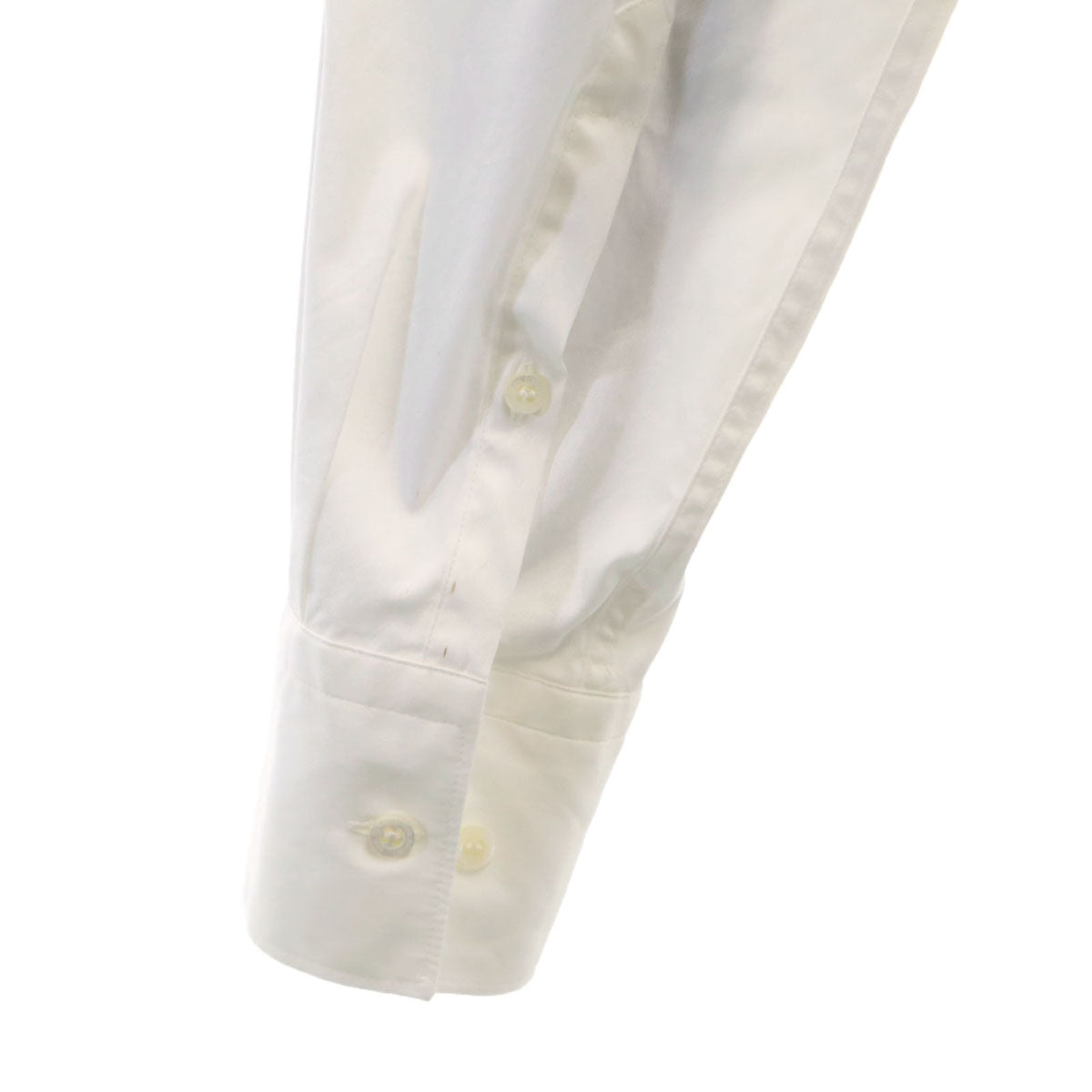 NEIL BARRETT ニールバレット イタリア製 長袖 コーデュロイ切り替え コットンシャツ M ホワイト メンズ