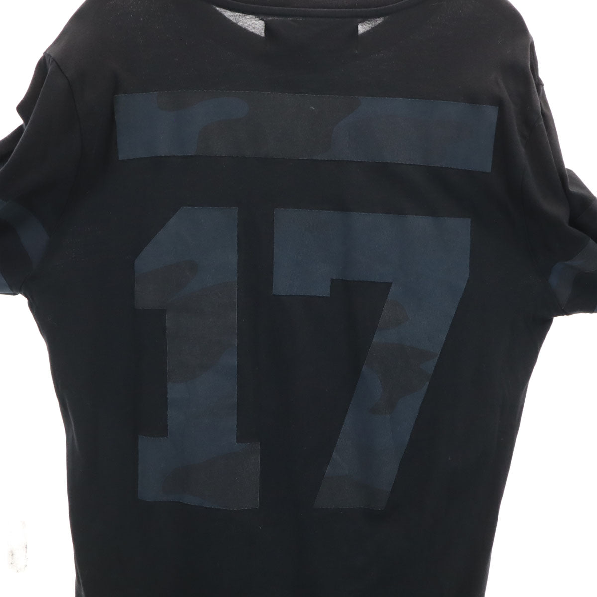 HYDROGEN ハイドロゲン イタリア製 バック 17 長袖 Tシャツ S ブラック ロンT メンズ