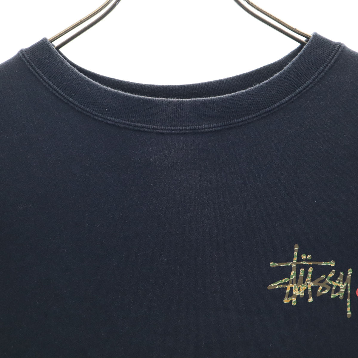 STUSSY ステューシー 長袖 スウェット L ブラック 裏起毛 メンズ