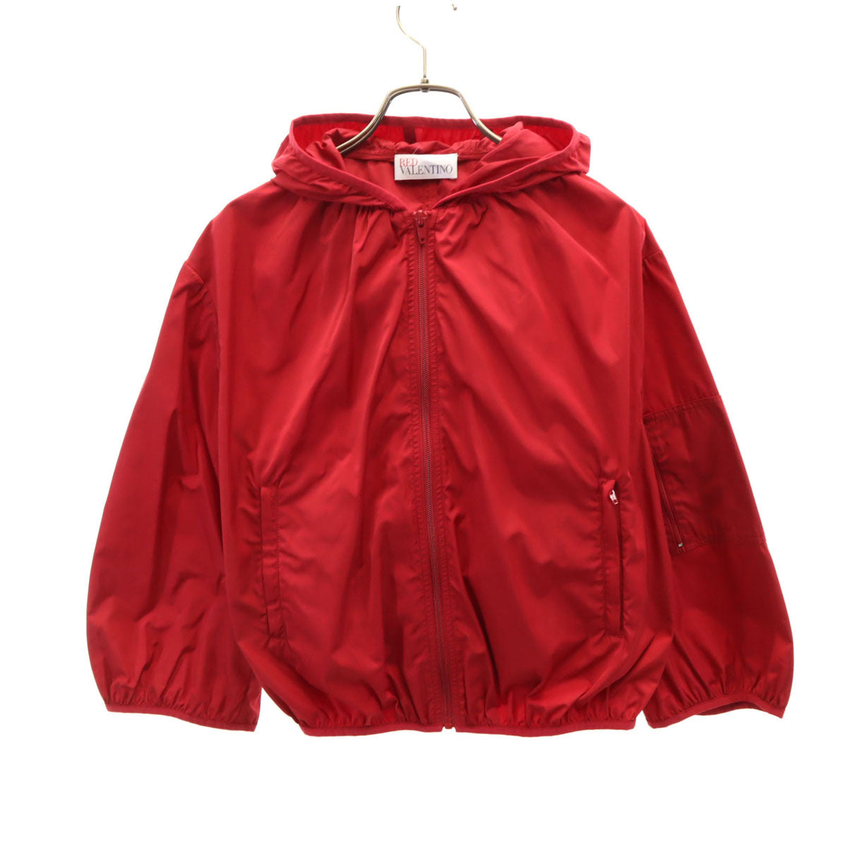 RED VALENTINO レッドヴァレンティノ フードジャケット 42 レッド レディース