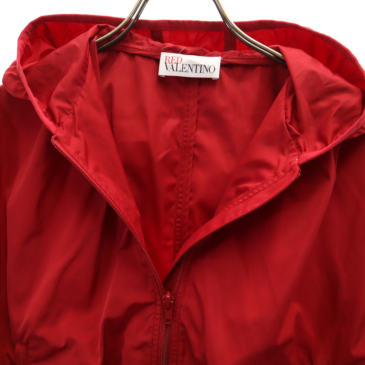 RED VALENTINO レッドヴァレンティノ フードジャケット 42 レッド レディース
