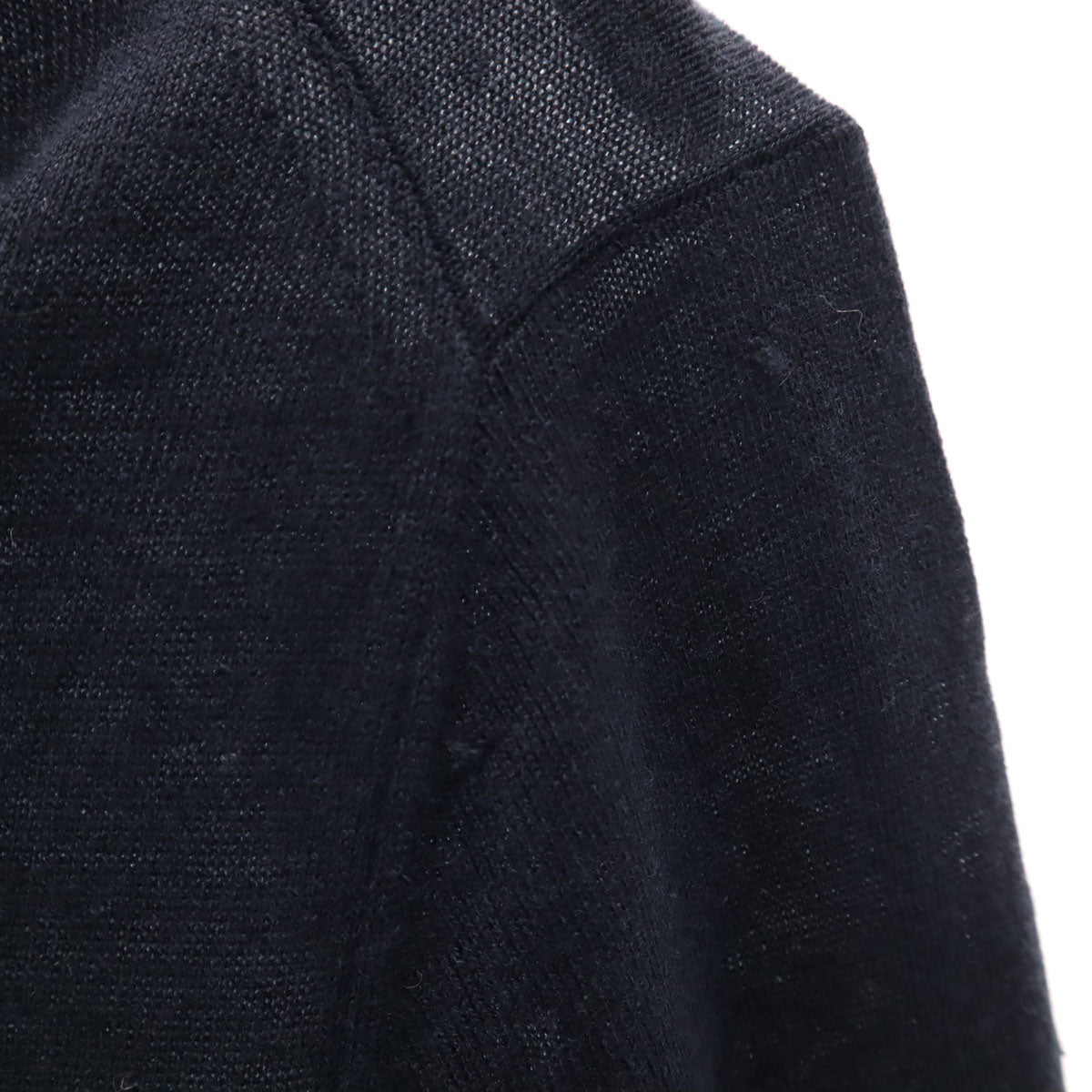 ARMANI COLLEZIONI アルマーニコレッツォーニ シルクブレンド 長袖 ニット 48 ブラック メンズ