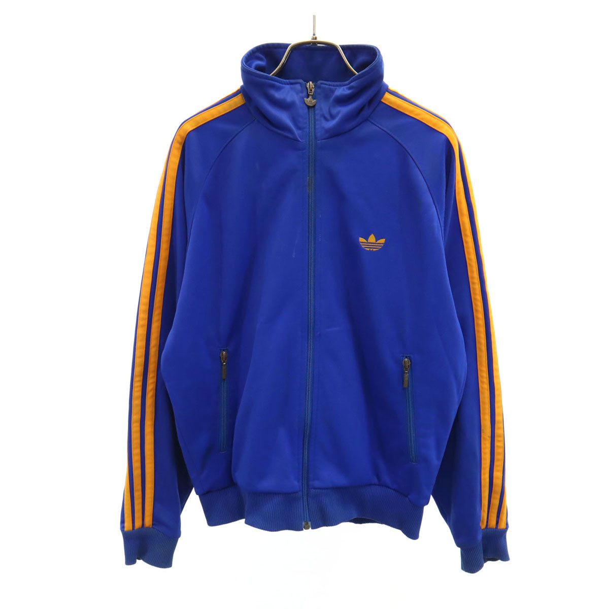 adidas アディダス 90s オールド トラックジャケット L-O ブルー系 デサント ジャージ メンズ