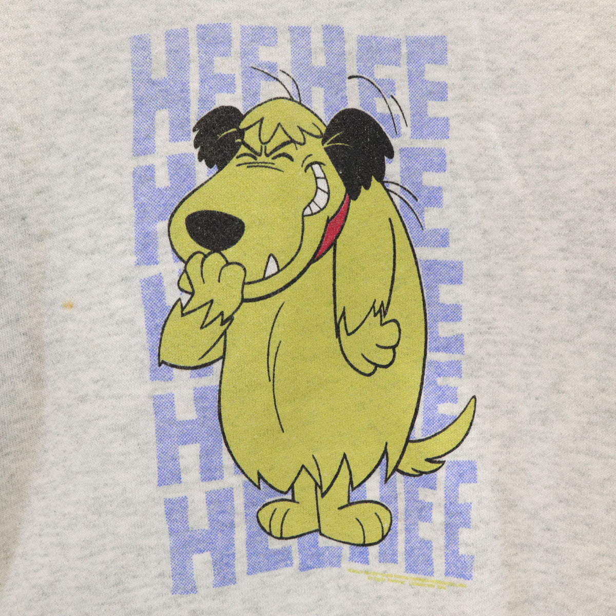 FRUIT OF THE LOOM フルーツオブザルーム 90s USA製 オールド チキチキマシン猛レース ケンケン 長袖 スウェット トレーナー 14-16 グレー 裏起毛 キッズ