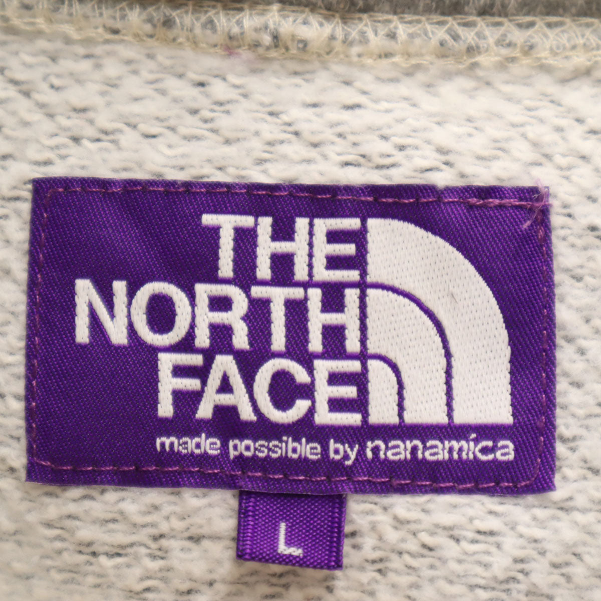 THE NORTH FACE ノースフェイス パープルレーベル 長袖 スウェットパーカー L グレー NT6053N アウトドア メンズ