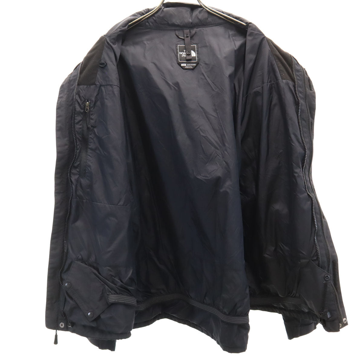 THE NORTH FACE ノースフェイス ナイロンジャケット L ブラック C847 アウトドア メンズ